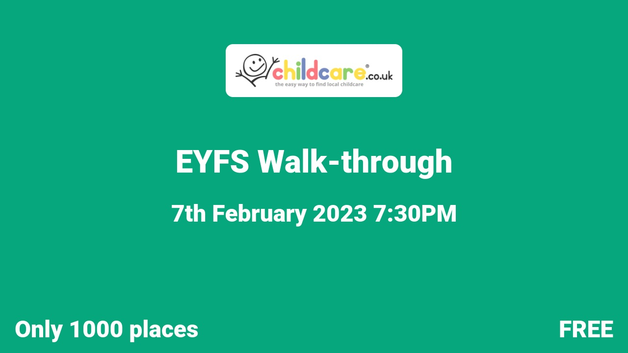 EYFS Walkthrough Childcare.co.uk